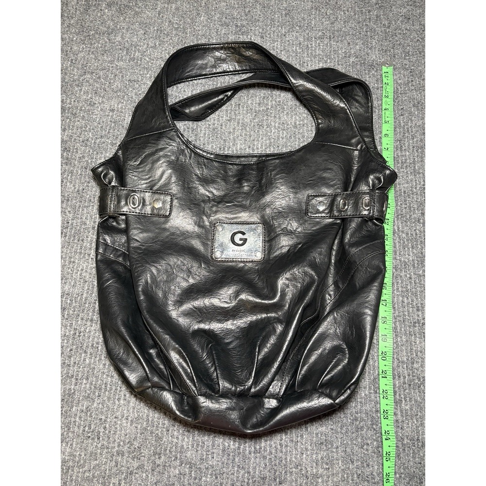 Y2K Guess Black Slouch Hobo Bag Purse
